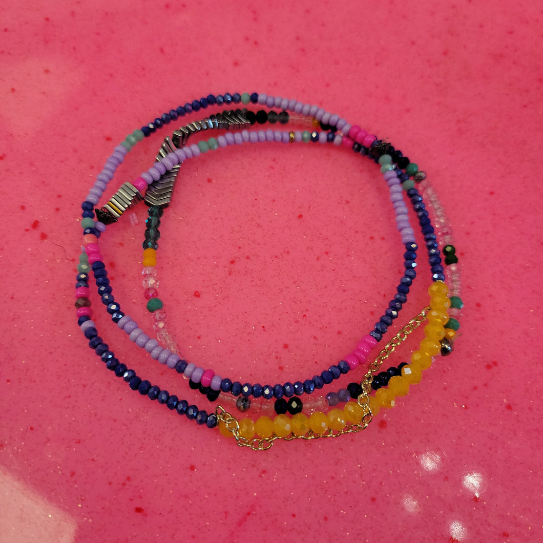 Beaded anklets