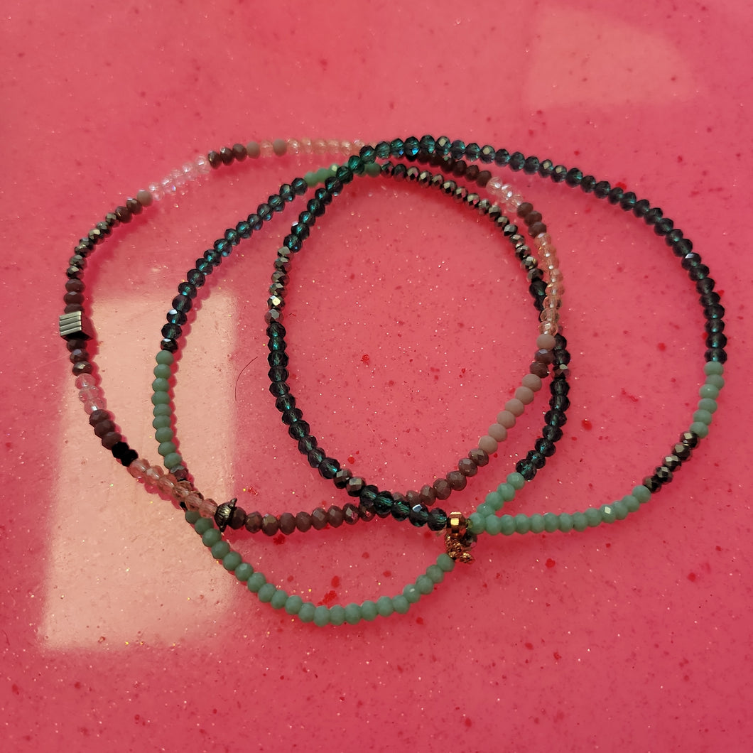 Beaded anklets
