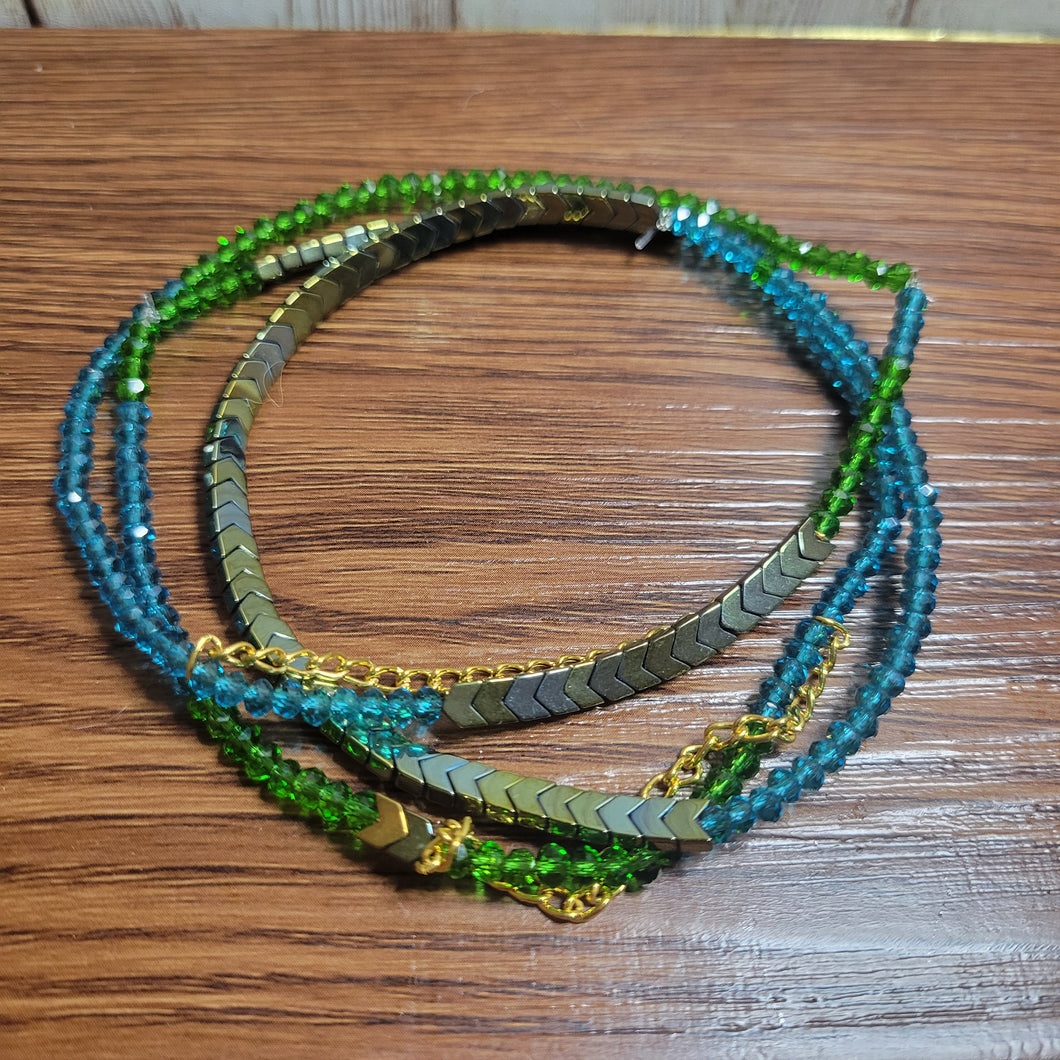 Beaded anklet