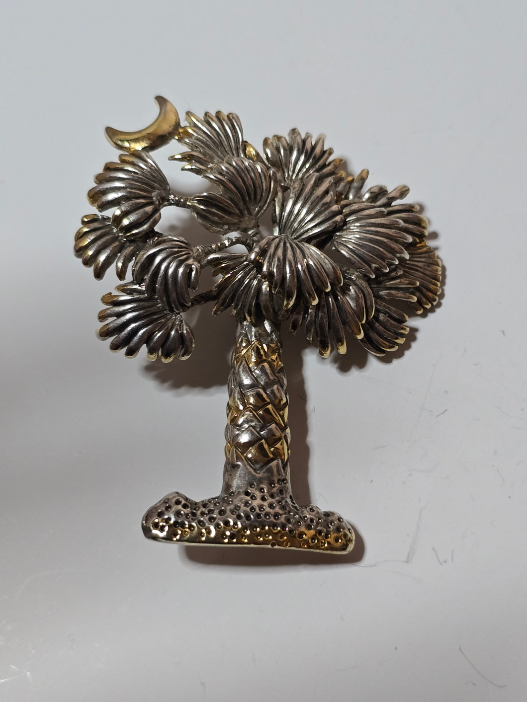 Palm tree brooch/pendant