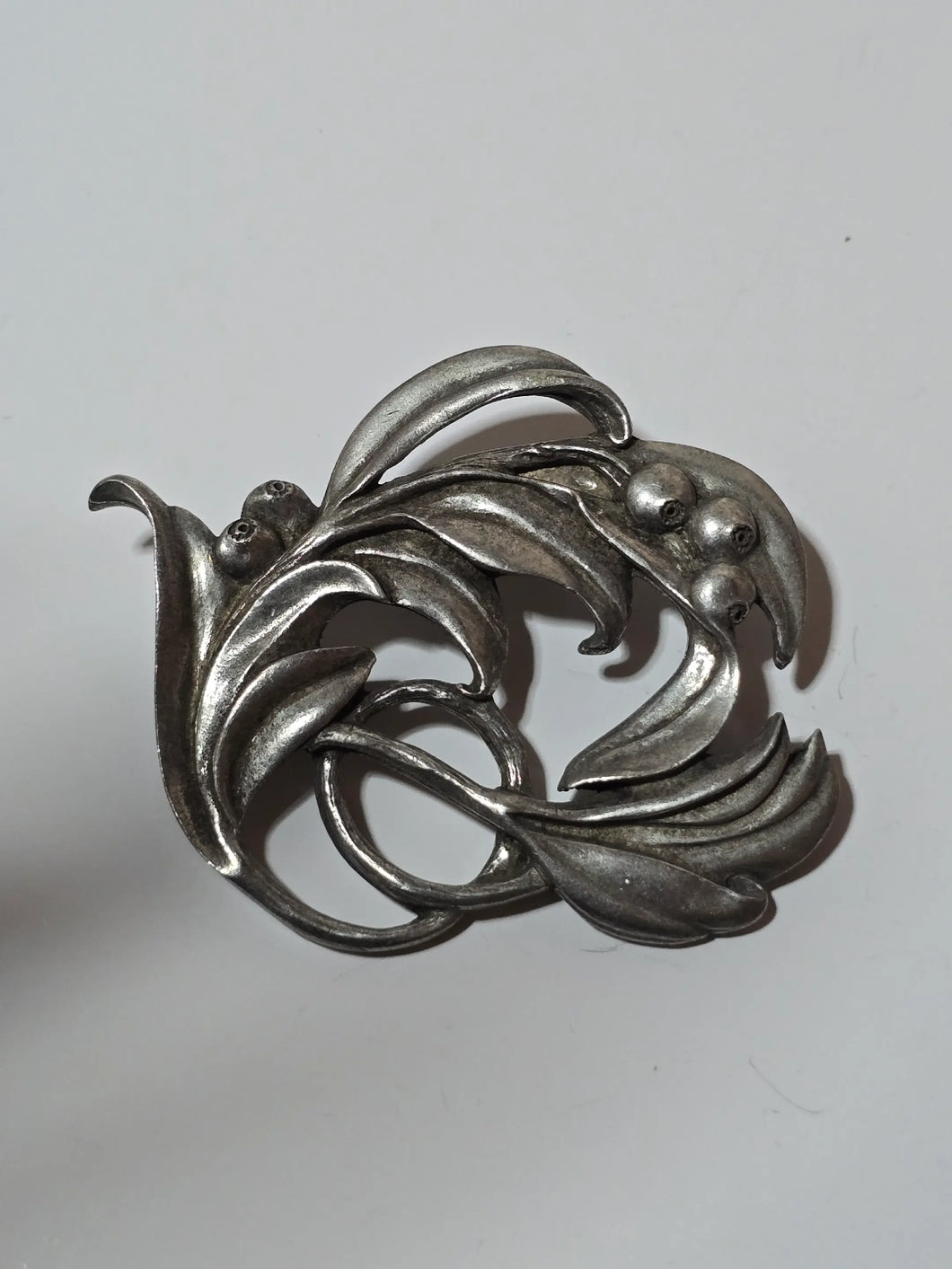 Vintage feather brooch
