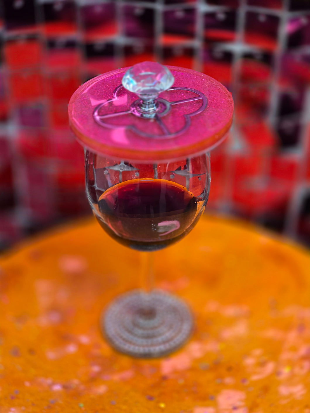 Pink Glass Cover
