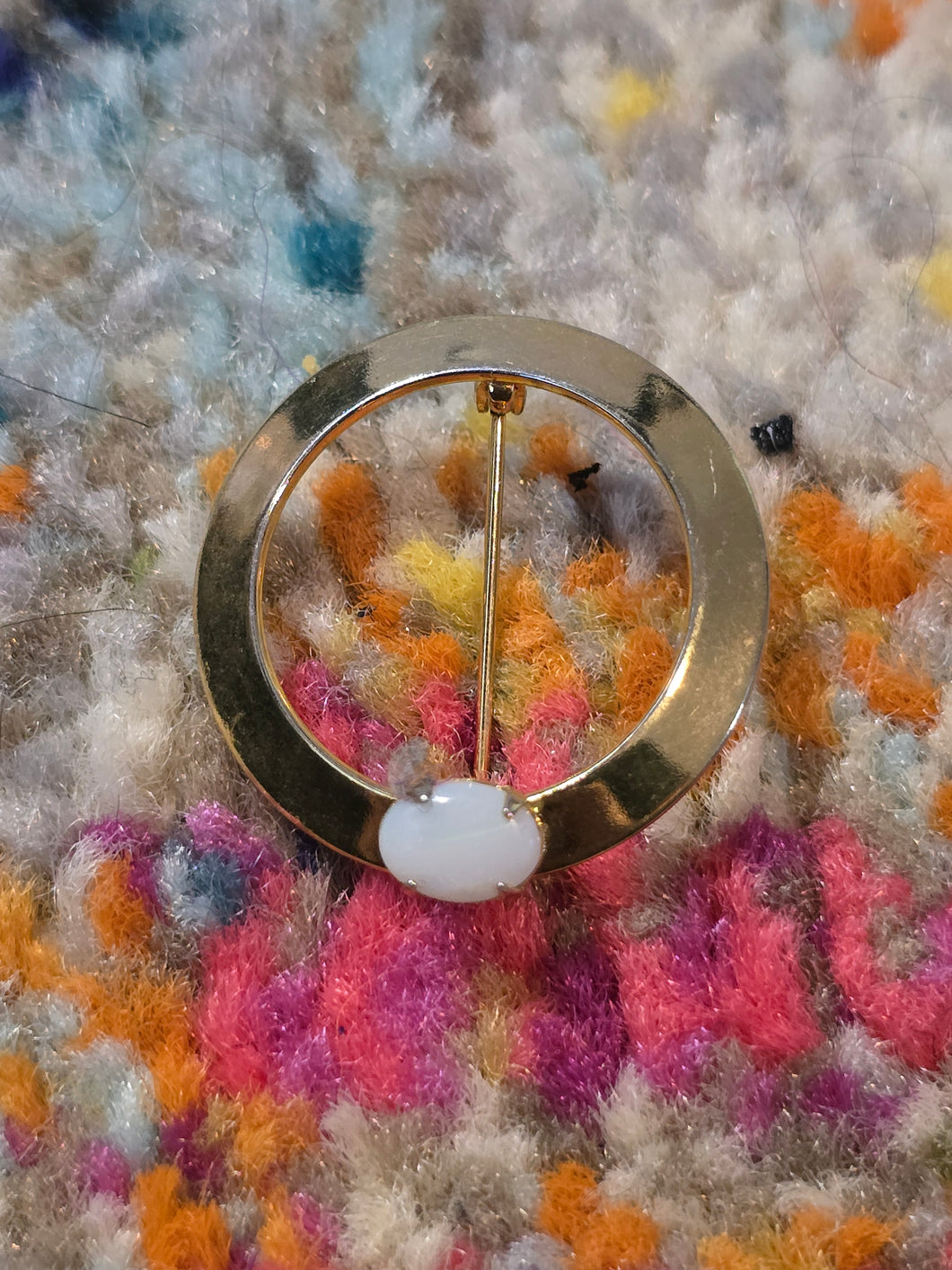 Opal brooch
