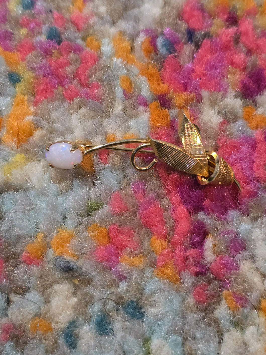 Opal brooch