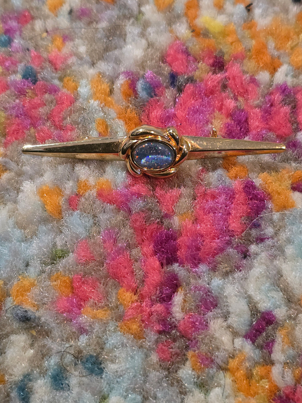 Opal brooch